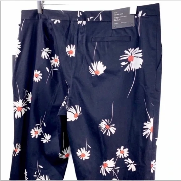 TOMMY HILFIGER Radcliffe slim-leg daisy pants NEW - Picture 4 of 10